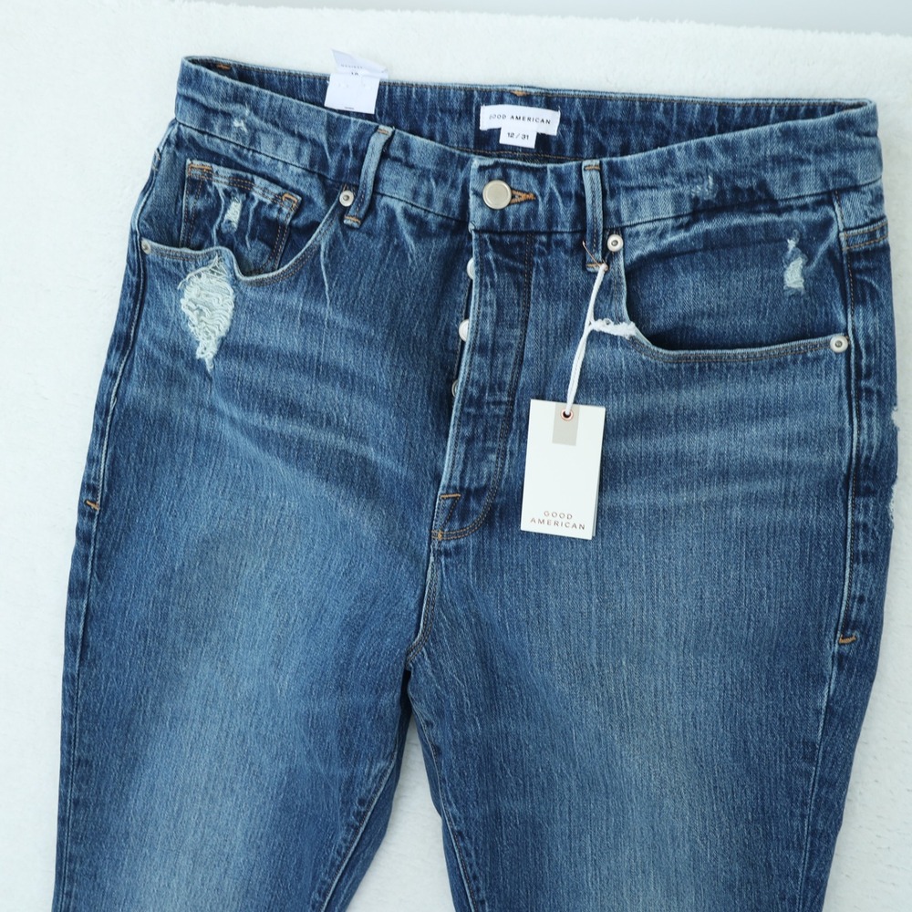 Good American Blue Ankle & Cropped Jeans - Picture 2 of 16
